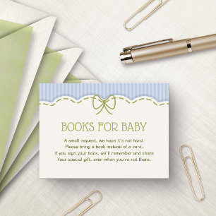 Berry Sweet Blueberry Books for Baby Enclosure Card