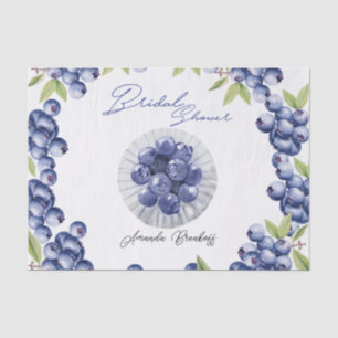 Berry Sweet Blueberry Bridal Shower Tissue Paper