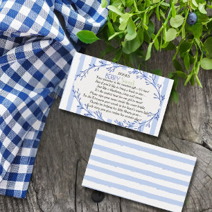 Berry Sweet Book Request girl Enclosure Card