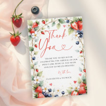 Berry Sweet Botanical Berries Garden Baby Shower
