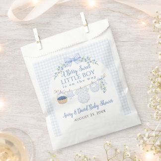 Berry Sweet Boy blueberry Baby Shower Favour Bag