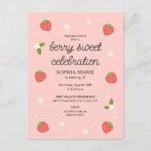 Berry Sweet Celebration Strawberry Birthday Party