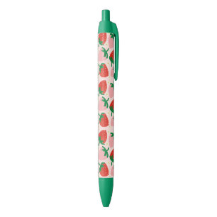 Berry Sweet Delights Soft Pink Black Ink Pen