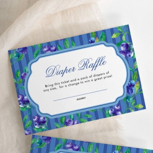 Berry Sweet Diaper Raffle Baby Shower Enclosure Card