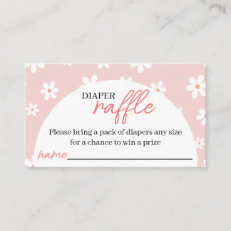 Berry Sweet Diaper Raffle Enclosure Card