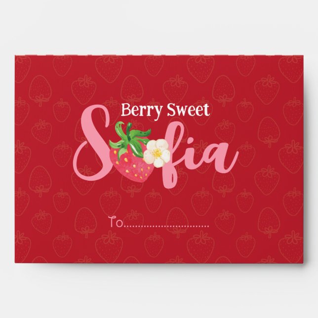 Berry Sweet Envelope (Front)