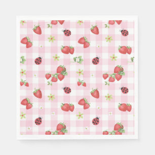 Berry Sweet First Birthday Napkin