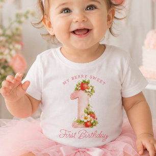 Berry Sweet First Birthday Shirt