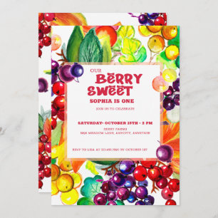 Berry Sweet Invitation