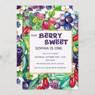 Berry Sweet Invitation