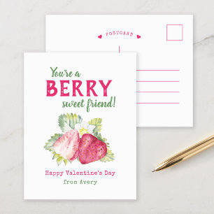 Berry Sweet Kids Classroom Valentine's Cards