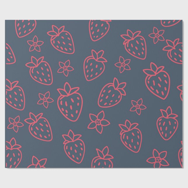 Berry Sweet Moments Wrapping Paper (Flat)
