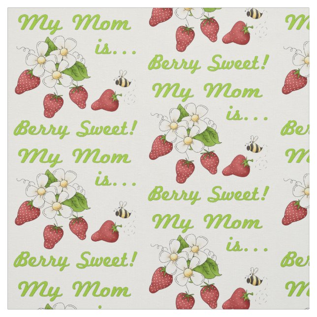 Berry Sweet Mum Fabric (Swatch)