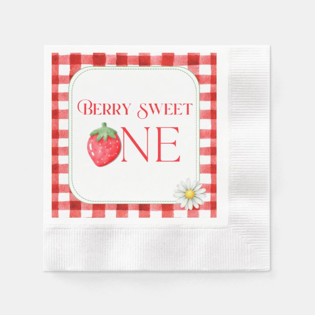 Berry Sweet One dessert napkin (Front)
