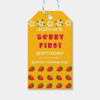 Berry Sweet Party Gift Tags