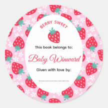 Berry Sweet Pink Strawberry Baby Shower
