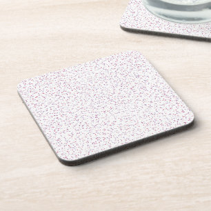 Berry Sweet Speckled Pink & Purple Dots Coaster