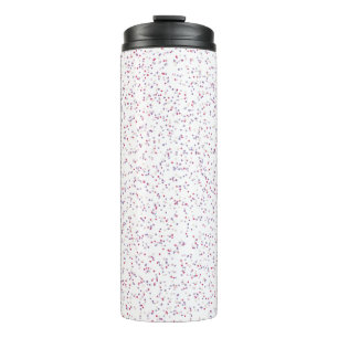 Berry Sweet Speckled Pink & Purple Dots Thermal Tumbler
