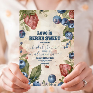 Berry Sweet Strawberry Bridal Shower  Invitation