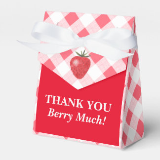 Berry Sweet Strawberry Favour Boxes