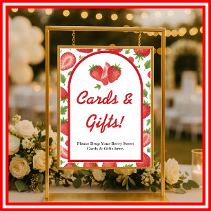 Berry Sweet   Strawberry Gift Sign