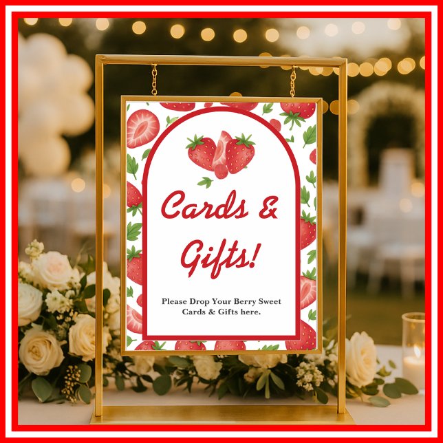 Berry Sweet | Strawberry Gift Sign (Creator Uploaded)