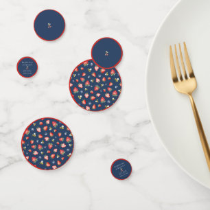 Berry Sweet Strawberry Girl Baby Shower Confetti