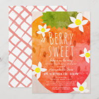 Berry Sweet Strawberry Girl Drive-by Baby Shower