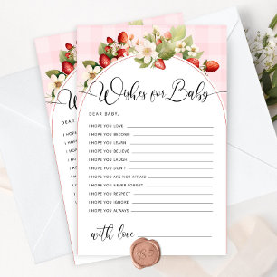 Berry sweet Strawberry wishes for baby