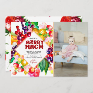 Berry Sweet Thank You Card