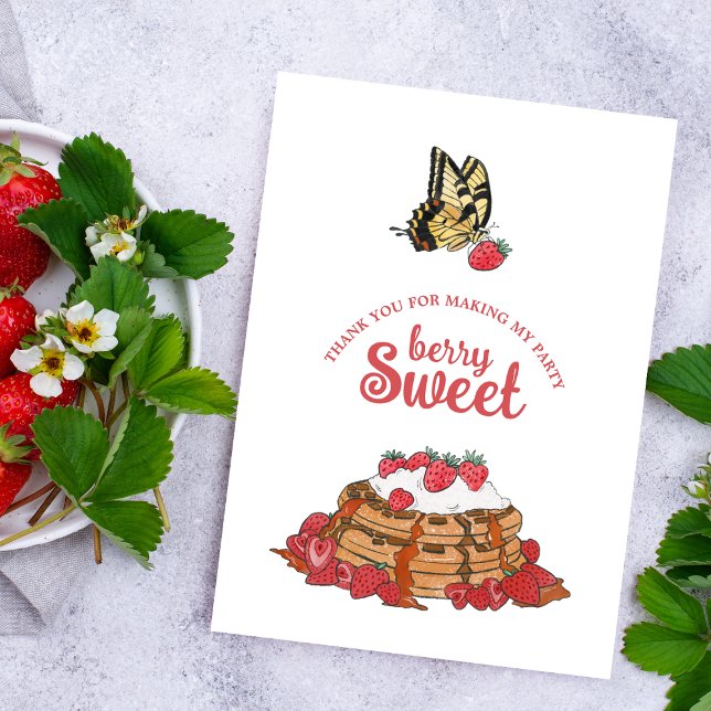 Berry Sweet Waffles Birthday Thank You (Creator Uploaded)
