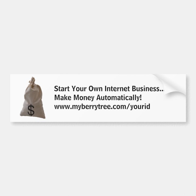 Berry Tree Bumper Sticker (Front)