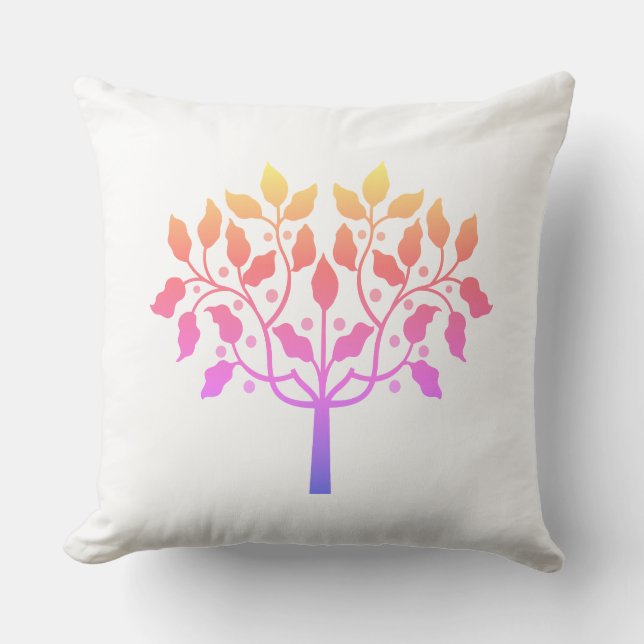 berry tree design cushion (Front)