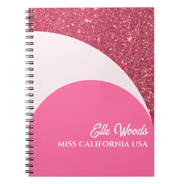 Berry Twisted Custom Pageant Notebook Workbook (Front)
