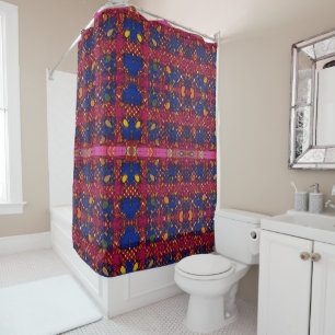 Berry Wall Shower Curtain