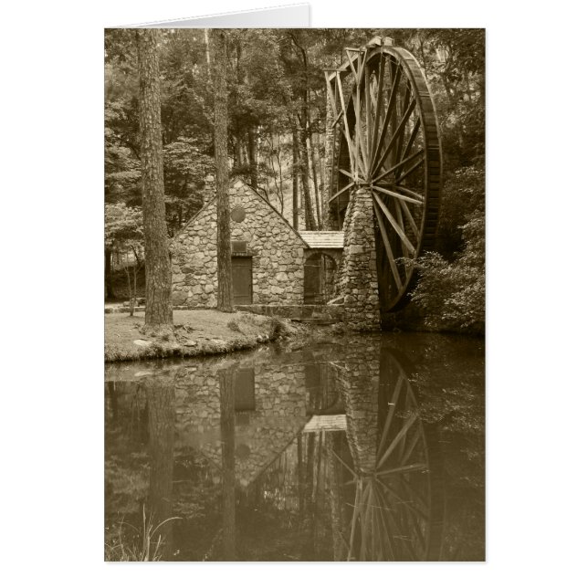 Berry water wheel sepia (Front)