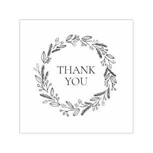 Berry Wreath Classic Self Inking Stamp