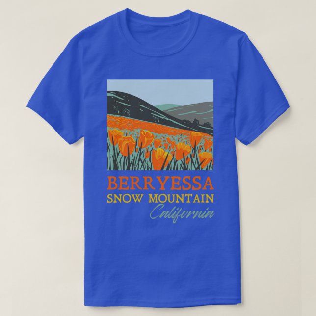 Berryessa Snow Mountain National Monument Californ T-Shirt (Design Front)