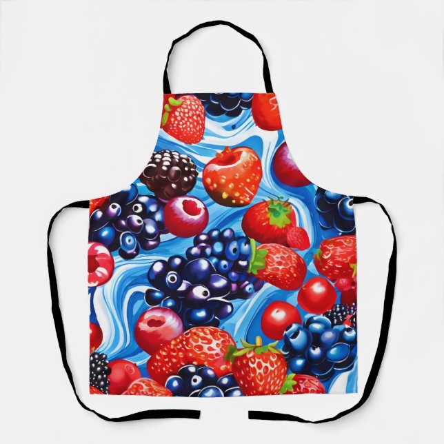 Berrylicious Blue Dream Apron (Front)