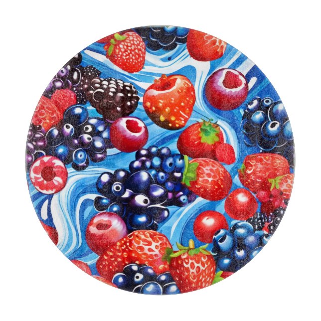 Berrylicious Blue Dream Cutting Board (Front)