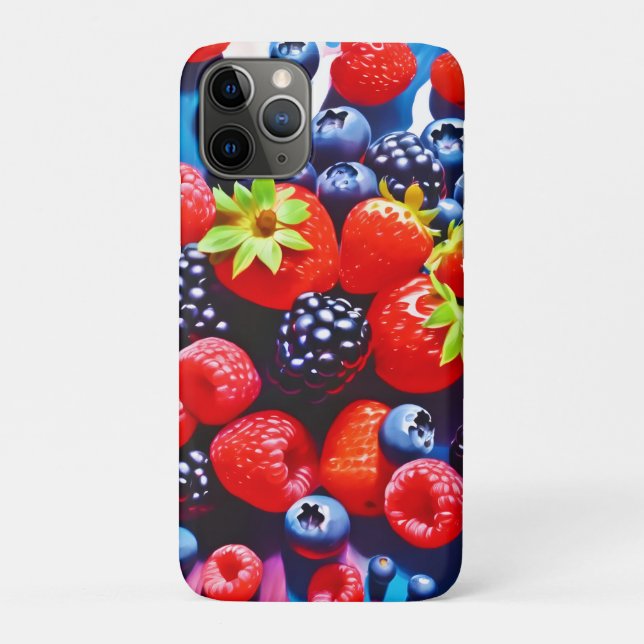 Berrylicious Burst Case-Mate iPhone Case (Back)