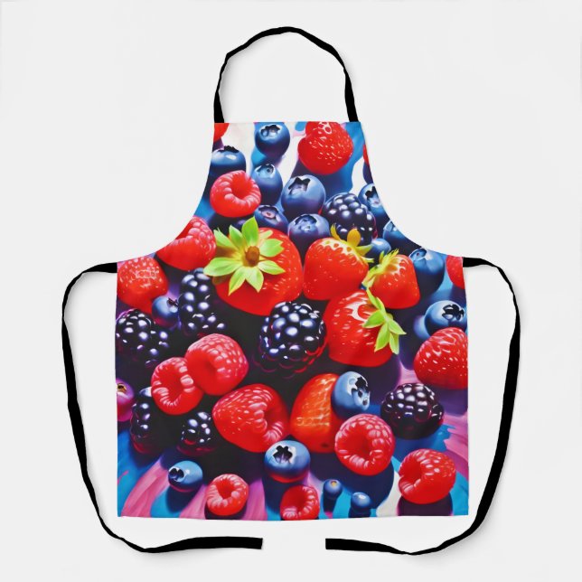 Berrylicious Burst Delight  Apron (Front)