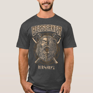 Berserker Viking Norse Pagan Bear Warrior  T-Shirt