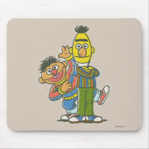 Bert and Ernie Classic Style Mouse Pad
