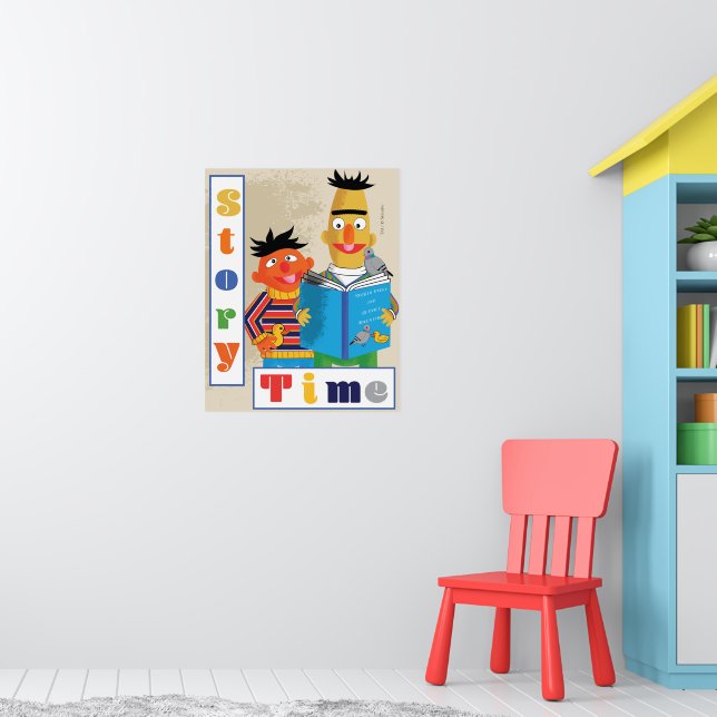 Bert and Ernie Classroom Reading Poster (Nursery 1)