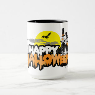 Bert and Ernie   Happy Halloween Mug