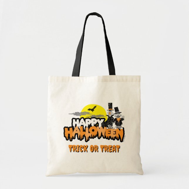 Bert and Ernie | Happy Halloween Tote Bag (Front)