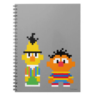 Bert and Ernie Pixel Art Notebook