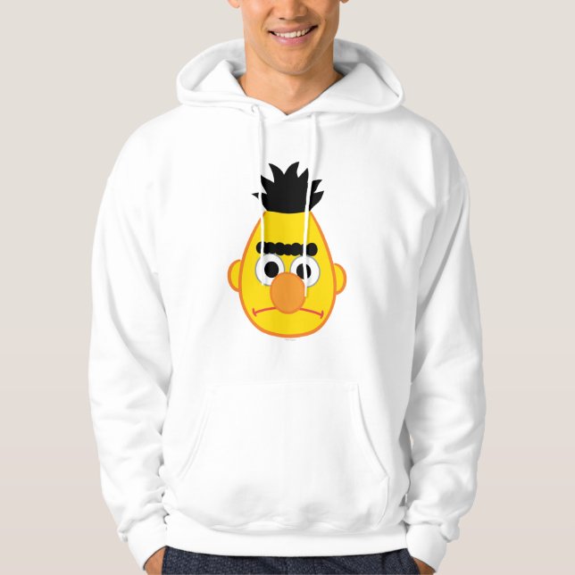 Bert Angry Face Hoodie (Front)