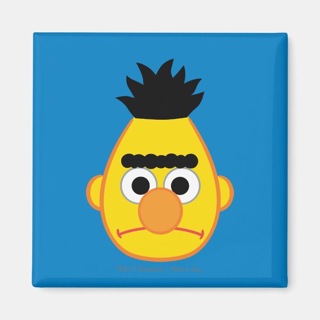 Bert Angry Face Magnet (Front)